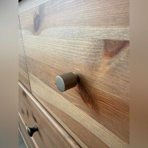 8 Brushed Nickel Door Knobs (Crate & Barrel)